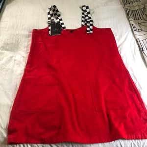 NWT Red lazy oaf dress